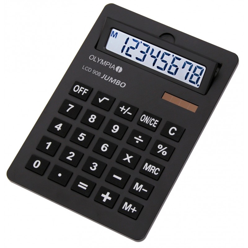 Calculatrice de bureau 8 chiffres Olympia LCD 908