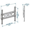 Support mural pour TV Meliconi Stile F400 32"-50"