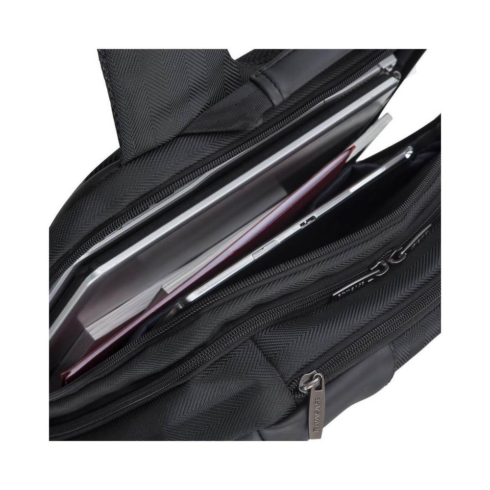 Sac à dos pour PC Portable Rivacase 8165 / 15.6" / Noir