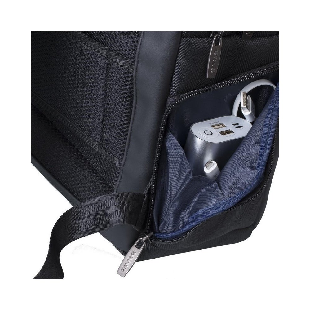 Sac à dos pour PC Portable Rivacase 8165 / 15.6" / Noir