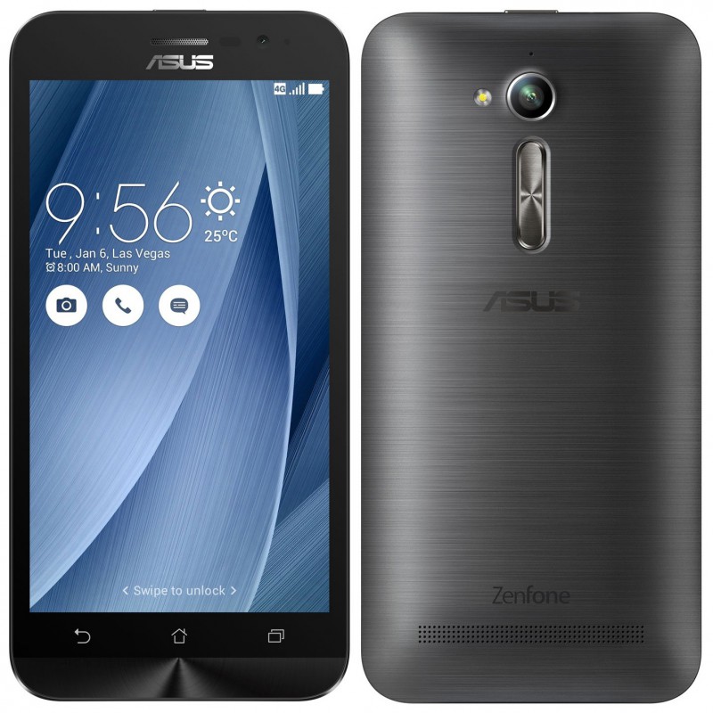 Téléphone Portable Asus ZenFone Go / 3G / Double SIM / Silver + SIM Offerte