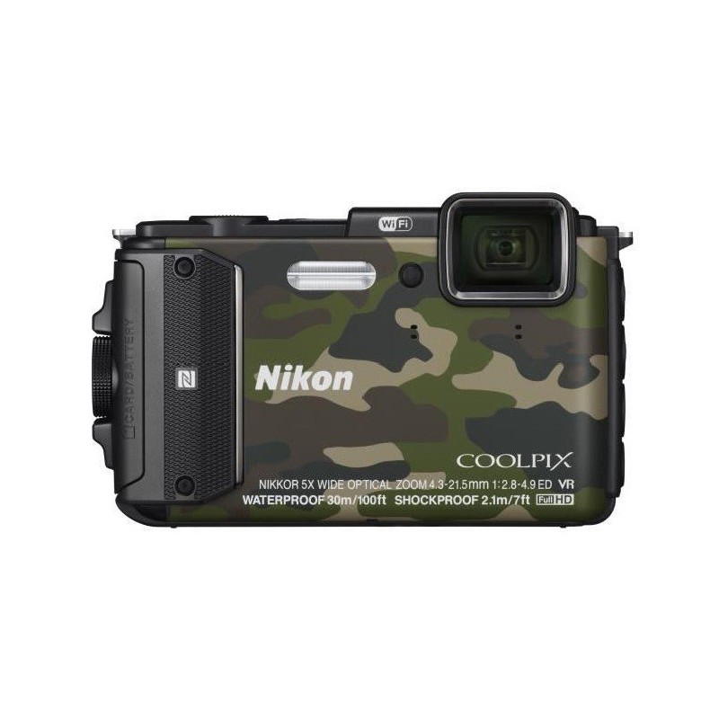 Appareil Photo Nikon Coolpix AW130 / Vert Militaire