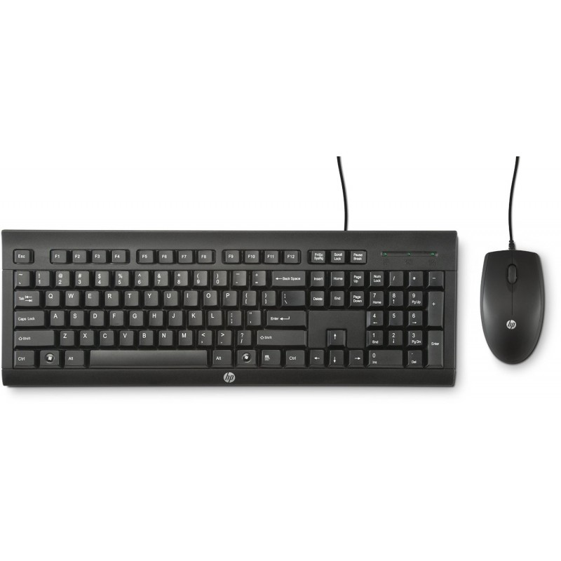 Ensemble Clavier + Souris USB HP C2500 / Noir