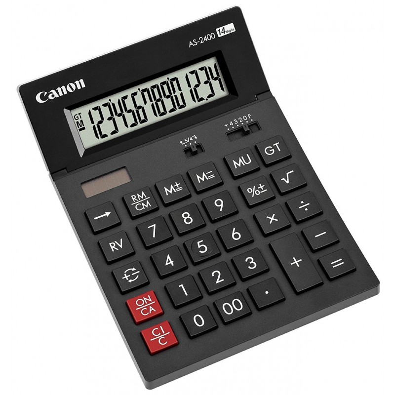 Calculatrice de bureau 14 chiffres Canon AS-2400