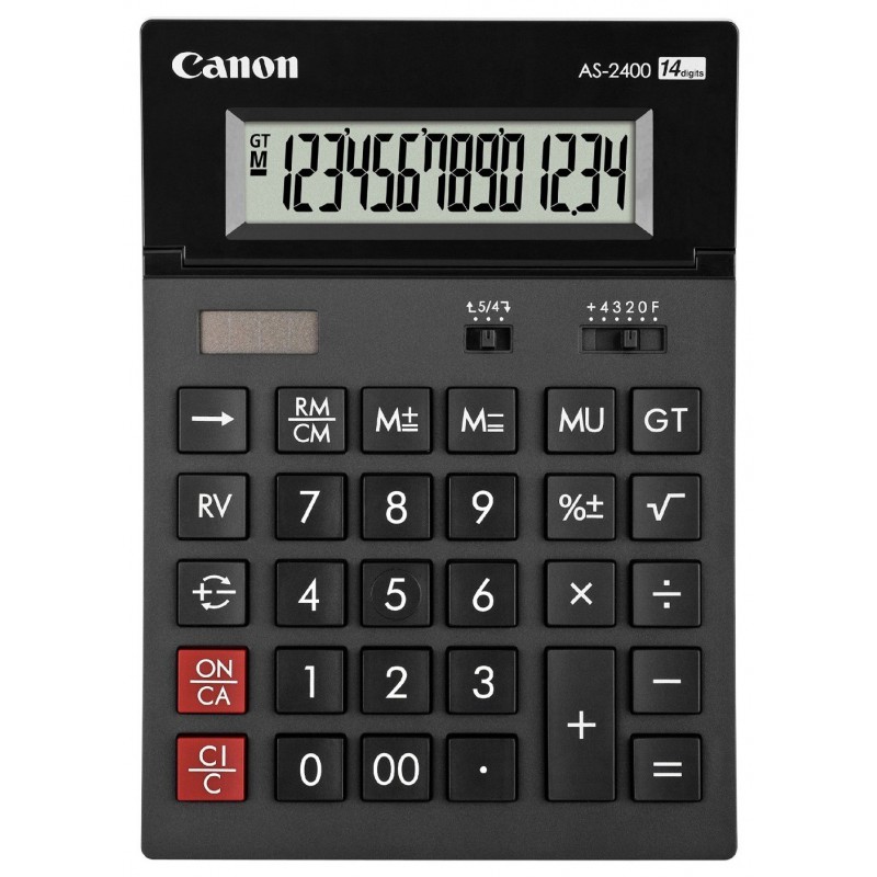Calculatrice de bureau 14 chiffres Canon AS-2400