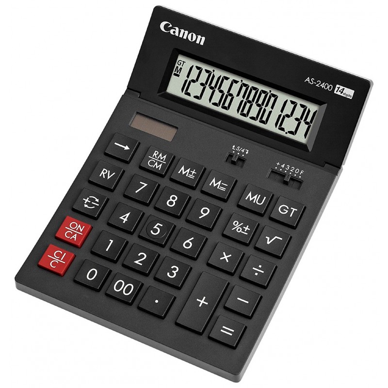 Calculatrice de bureau 14 chiffres Canon AS-2400