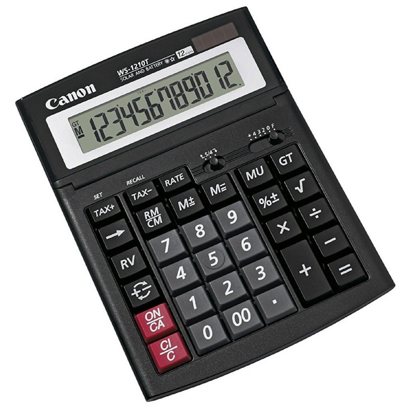 Calculatrice de bureau 12 chiffres Canon WS-1210T