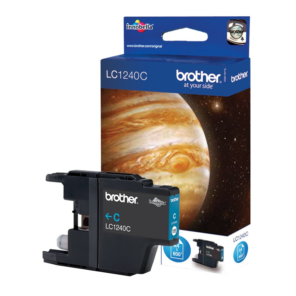Cartouche Jet d'encre Originale Brother LC1240C / Cyan