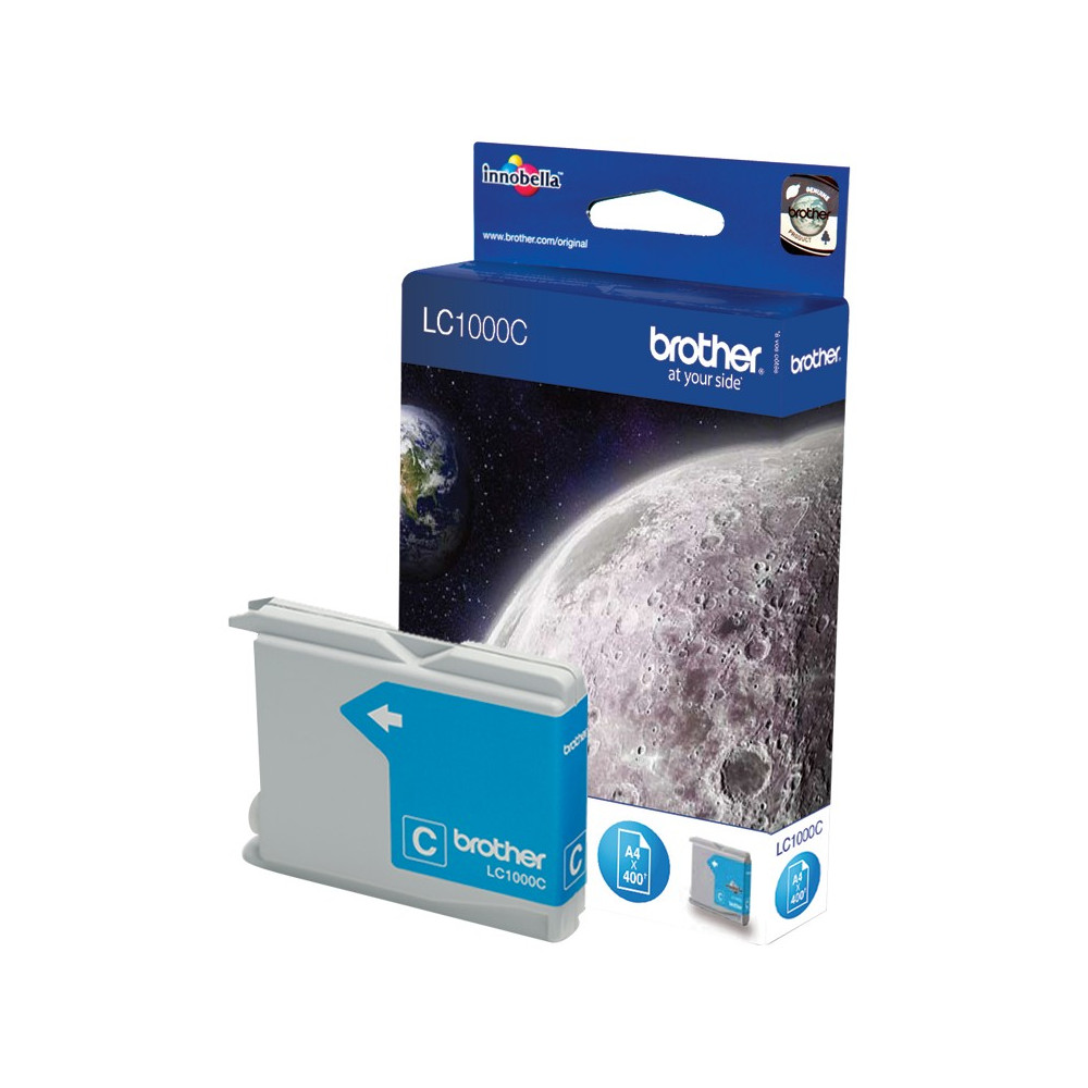 Cartouche Jet d'encre Originale Brother LC1000C / Cyan