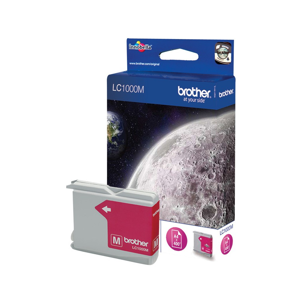 Cartouche Jet d'encre Originale Brother LC1000M / Magenta