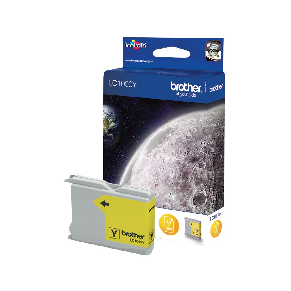 Cartouche Jet d'encre Originale Brother LC1000Y / Jaune