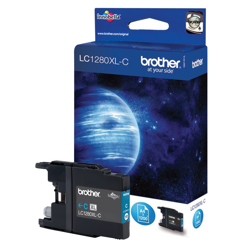 Cartouche Jet d'encre Originale Brother LC1280XLC / Cyan