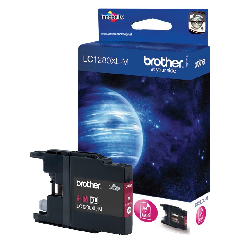 Cartouche Jet d'encre Originale Brother LC1280XLM / Magenta