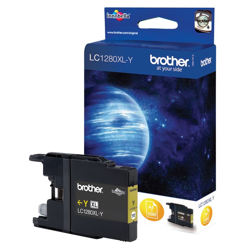 Cartouche Jet d'encre Originale Brother LC1280XLY / Jaune