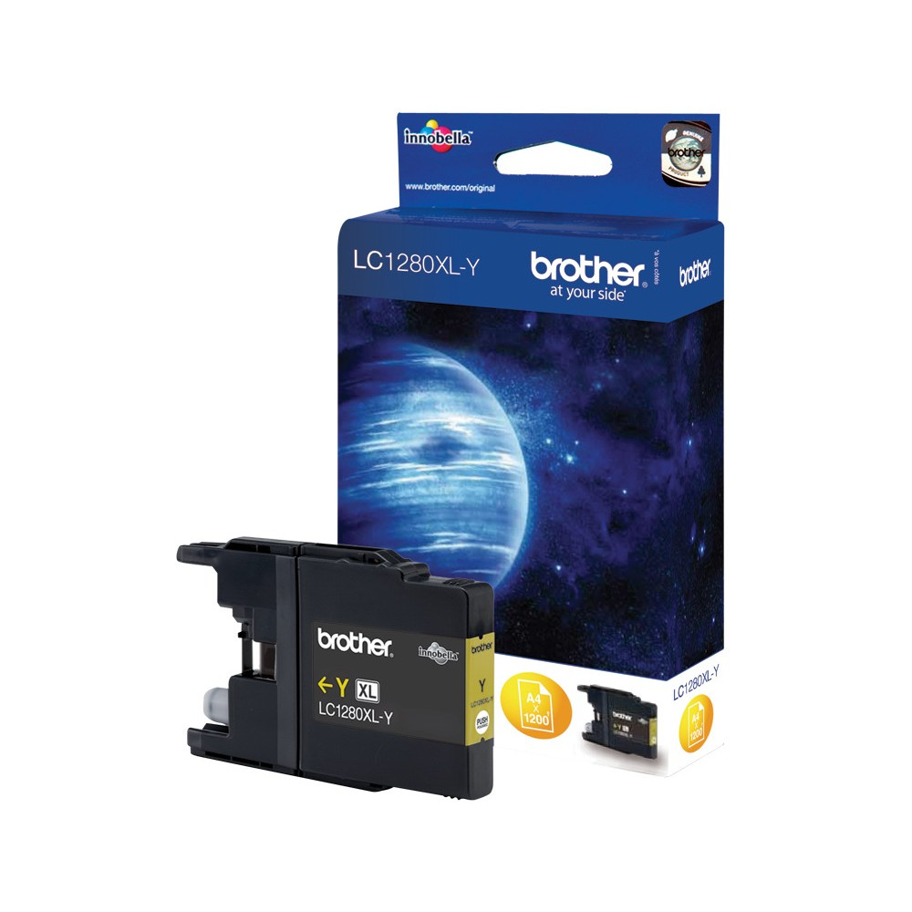Cartouche Jet d'encre Originale Brother LC1280XLY / Jaune