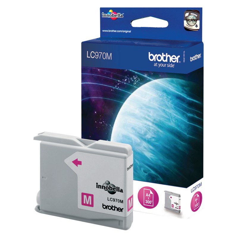 Cartouche Jet d'encre Originale Brother LC970M / Magenta