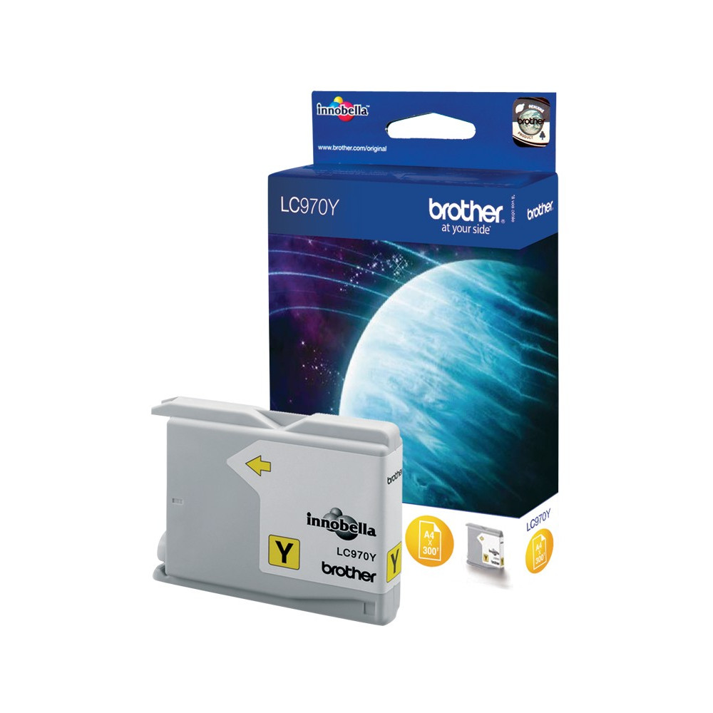 Cartouche Jet d'encre Originale Brother LC970Y / Jaune