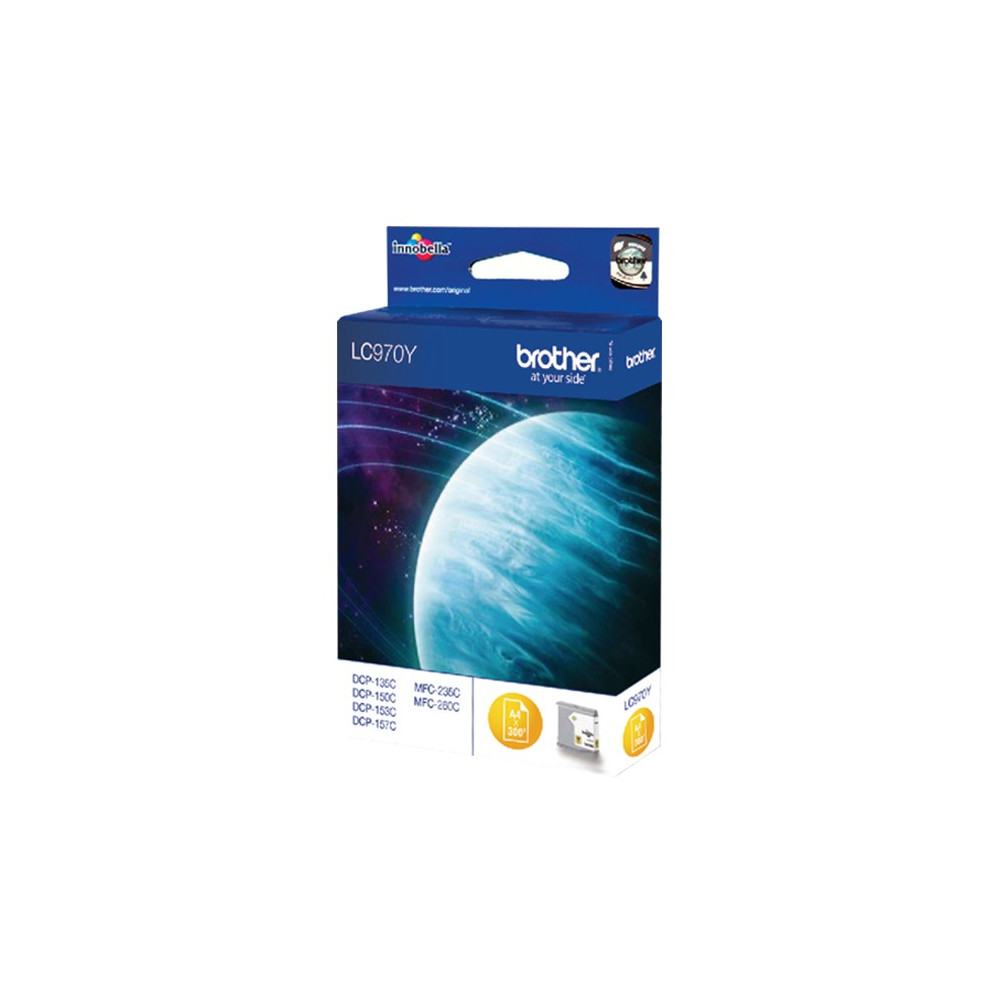 Cartouche Jet d'encre Originale Brother LC970Y / Jaune
