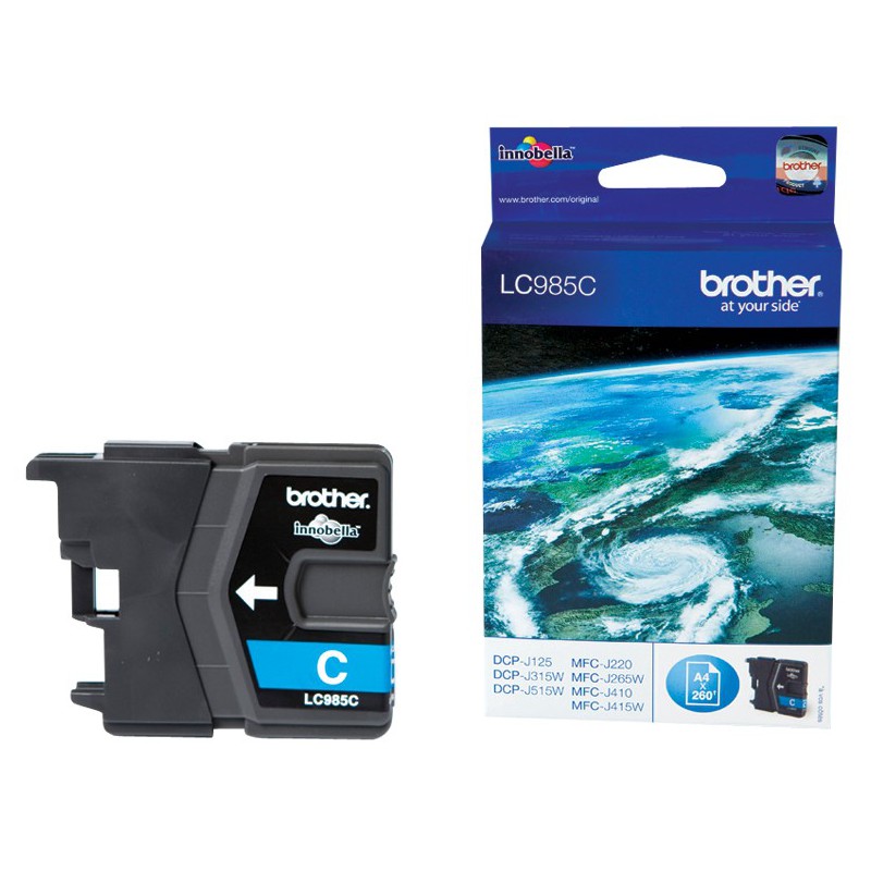 Cartouche Jet d'encre Originale Brother LC985C / Cyan