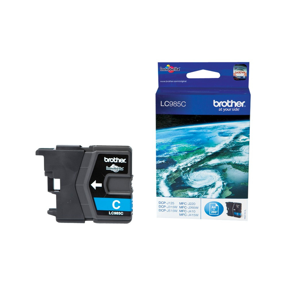 Cartouche Jet d'encre Originale Brother LC985C / Cyan