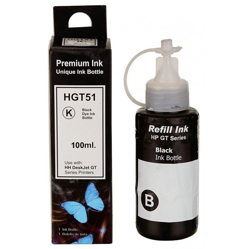 Bouteille d'encre HP HGT51 / 100 ml / Noir