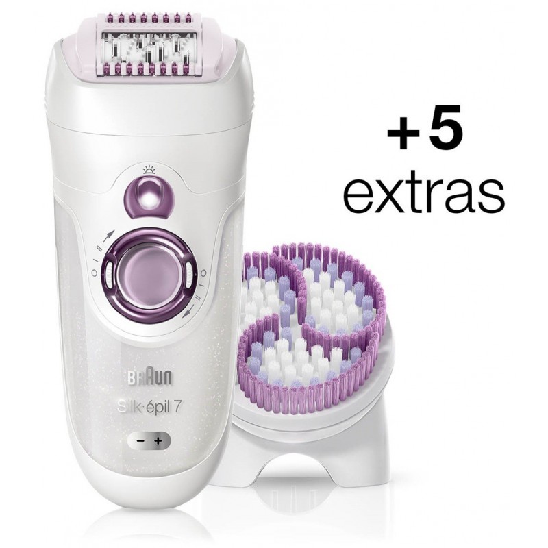 Épilateur Braun Silk-épil 7 SkinSpa 7951 avec 5 accessoires