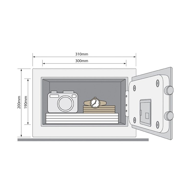 Coffre Fort Yale 40L / YSV/390/DB1