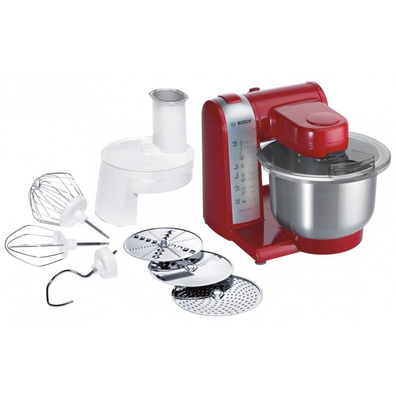 Robot de cuisine Bosch MUM48R1 / 600 W / Rouge