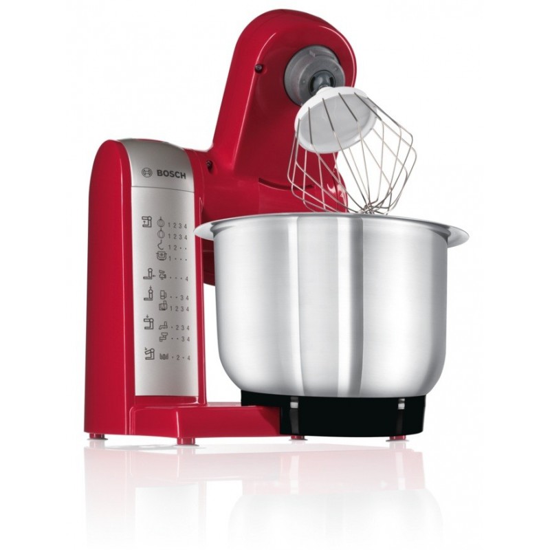 Robot de cuisine Bosch MUM48R1 / 600 W / Rouge