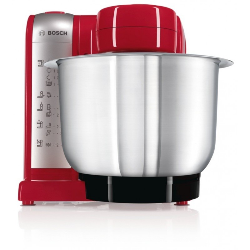 Robot de cuisine Bosch MUM48R1 / 600 W / Rouge