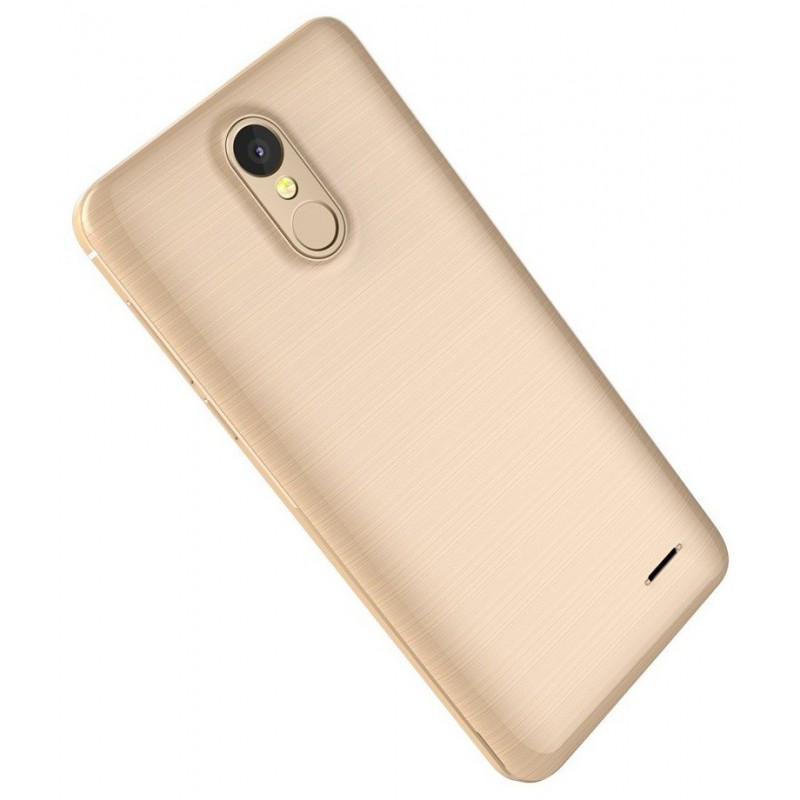 Téléphone Portable Leagoo M5 Plus / 4G / Double SIM / Gold + SIM Offerte