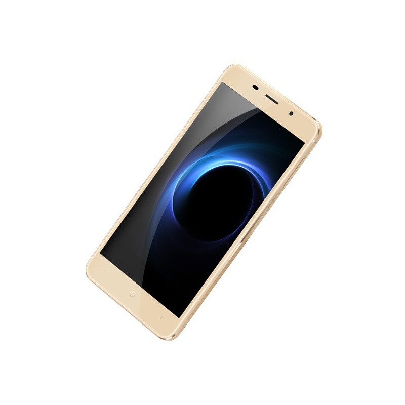 Téléphone Portable Leagoo M5 Plus / 4G / Double SIM / Gold + SIM Offerte
