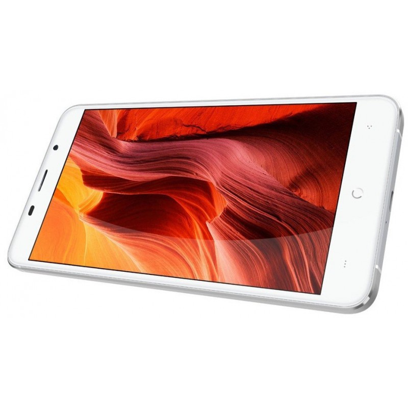 Téléphone Portable Leagoo M5 Plus / 4G / Double SIM / Blanc + SIM Offerte