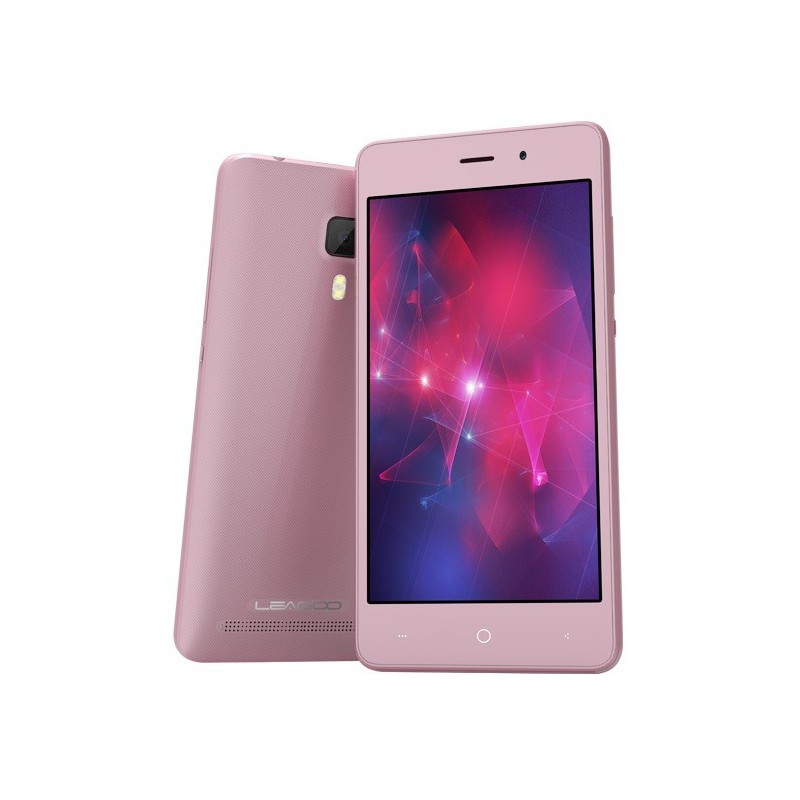 Téléphone Portable Leagoo Z1C / 3G / Double SIM / Rose Gold + SIM Offerte