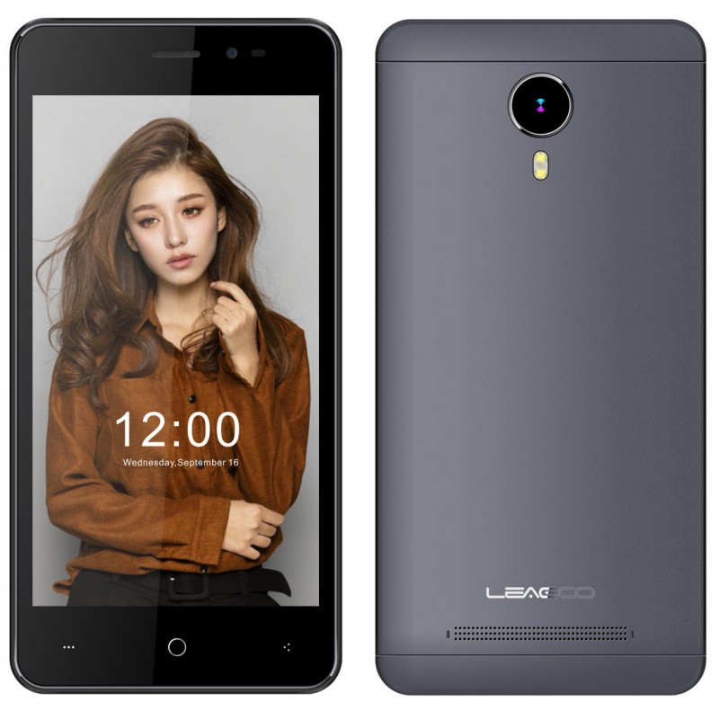 Téléphone Portable Leagoo Z5 LTE / 4G / Double SIM / Gris + SIM Offerte