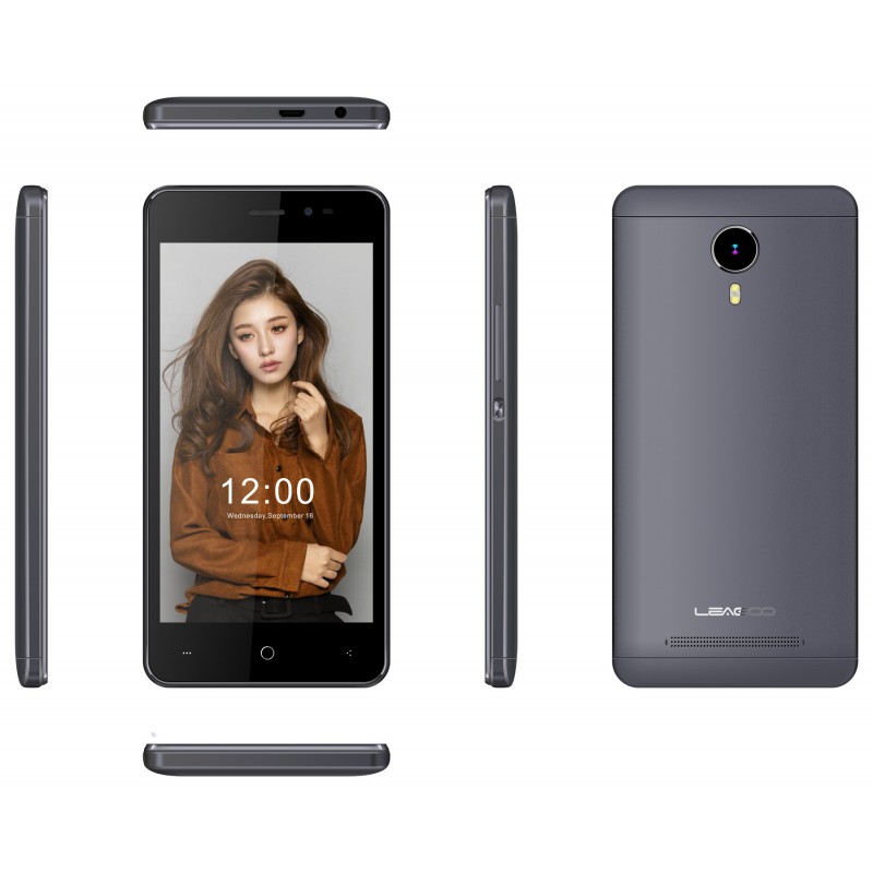 Téléphone Portable Leagoo Z5 LTE / 4G / Double SIM / Gris + SIM Offerte
