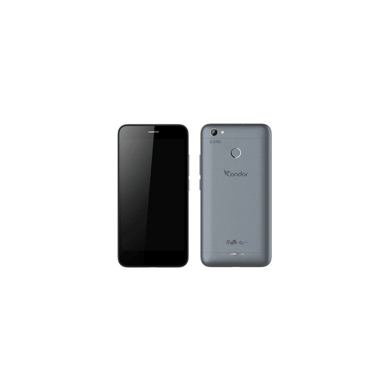 Téléphone Portable Condor Griffe G6 PRO / 4G / Double SIM / Gris + Film de protection + SIM Offerte