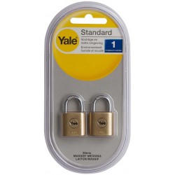 2x Cadenas de laiton de 25 mm Yale