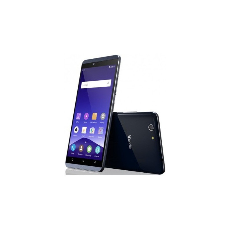 Téléphone Portable Condor Plume P8 Lite  / 4G / Double SIM / Bleu + SIM Offerte