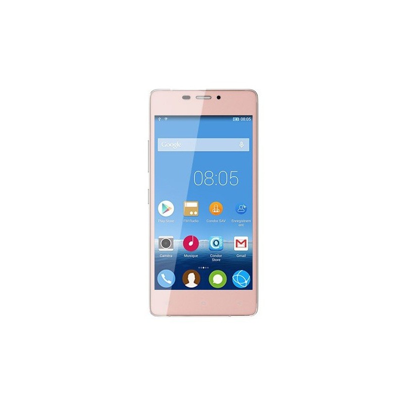 Téléphone Portable Condor Allure A9 / 3G / Double SIM / Rose+ SIM Offerte