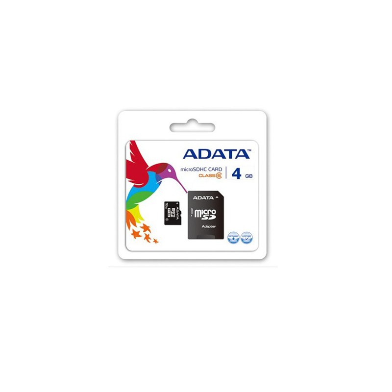 Carte Mémoire ADATA 16Go avec Adaptateur Micro SD (Class 4)
