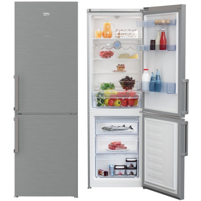 Réfrigérateur Combiné BEKO 365L / Silver