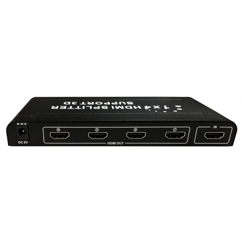HDMI Splitter 4 ports 1080P 3D Ver 1.4