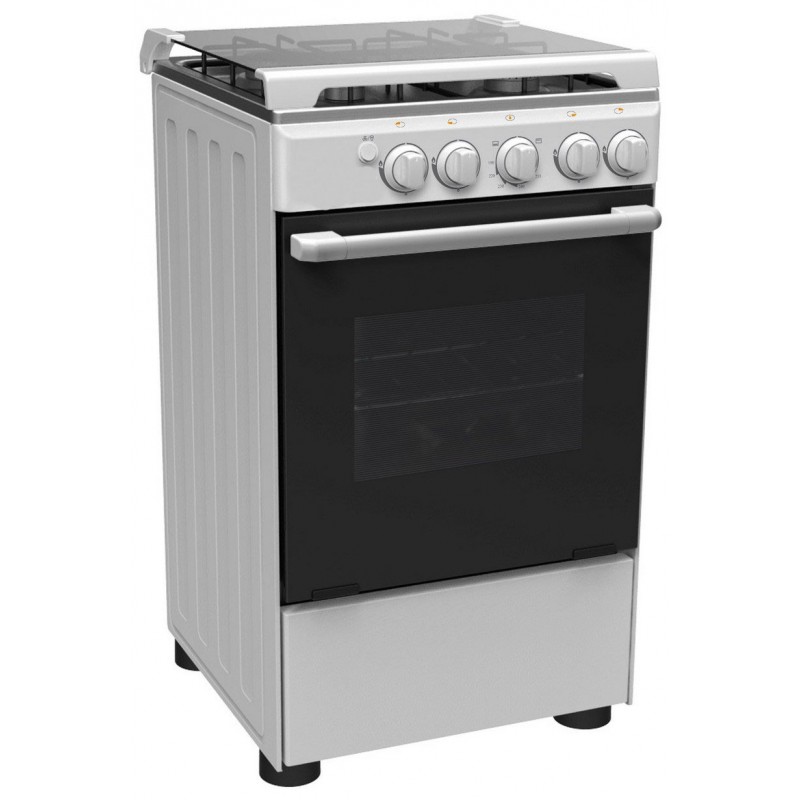 Cuisinière Midea 4 Feux / 50 x 60cm / Silver