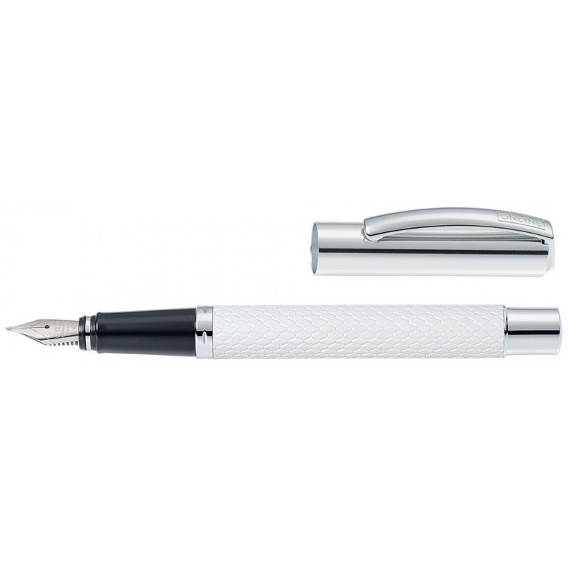 Coffret Stylo-plume + Pochette Online Vision Profile Blanc