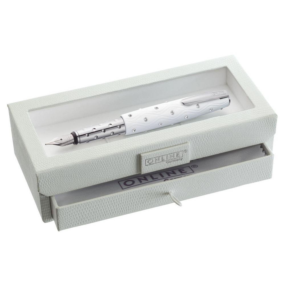 Stylo-plume Online Cristal Blanc