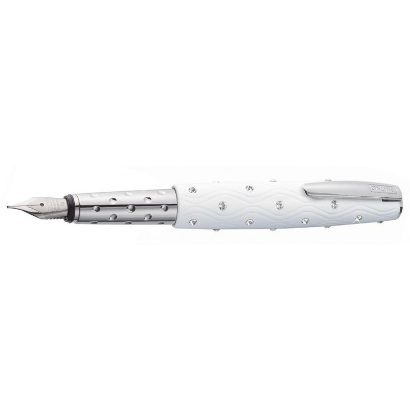 Stylo-plume Online Cristal Blanc