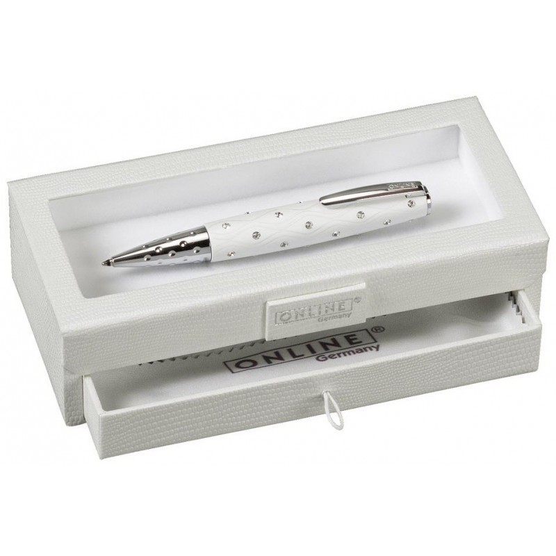 Stylo-Bille Online Cristal Blanc