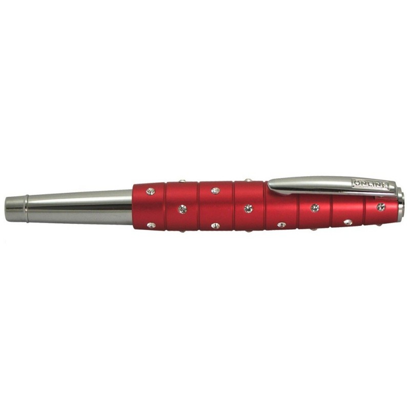 Stylo-plume Online Cristal Rouge