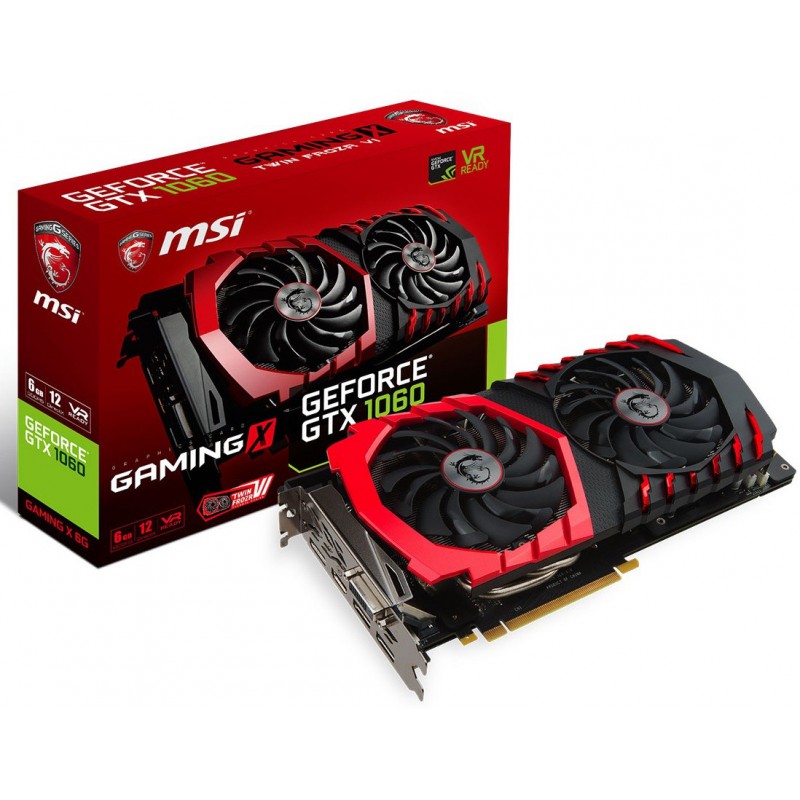 Carte graphique MSI GeForce GTX 1060 Gaming X / 3 Go DDR5